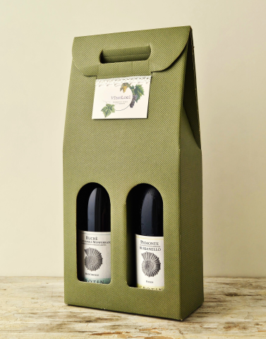 Vinologi Draagkarton 2 flessen Groen